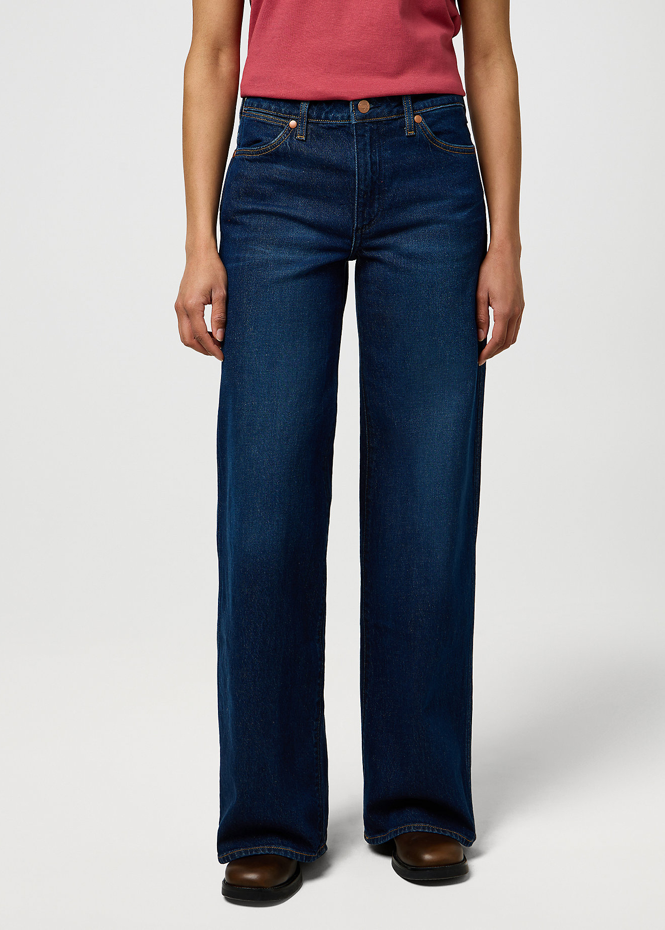 Damskie Spodnie Dzinsowe Wrangler World Wide Whirlpool - 112372996