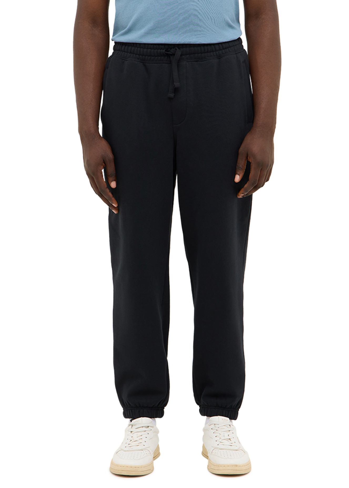 Meskie Spodnie Dresowe Mustang Logan Jet Black - 1016975-4188