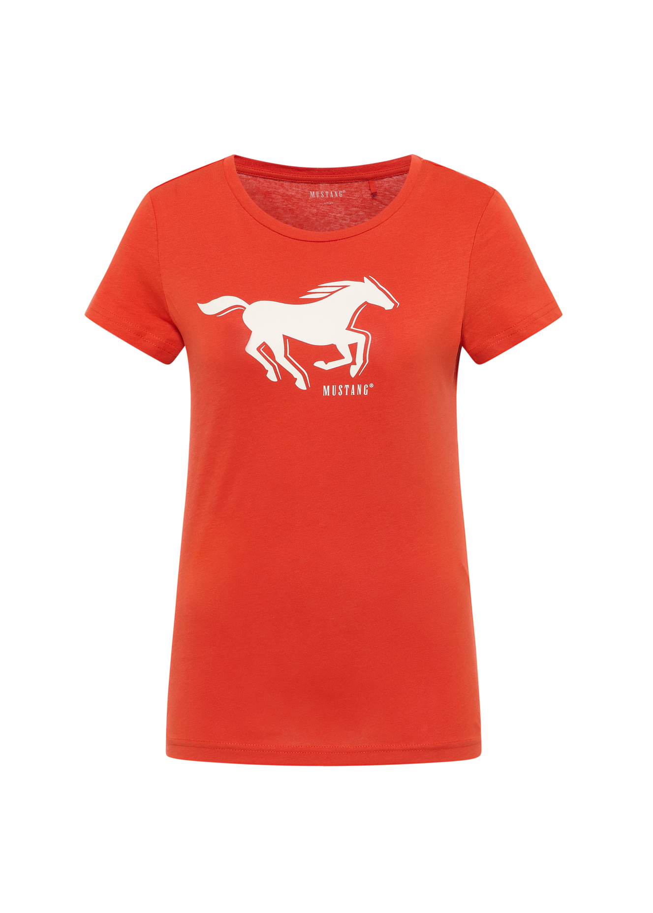 Damski T Shirt Mustang Loa Red Clay - 1016508-7116