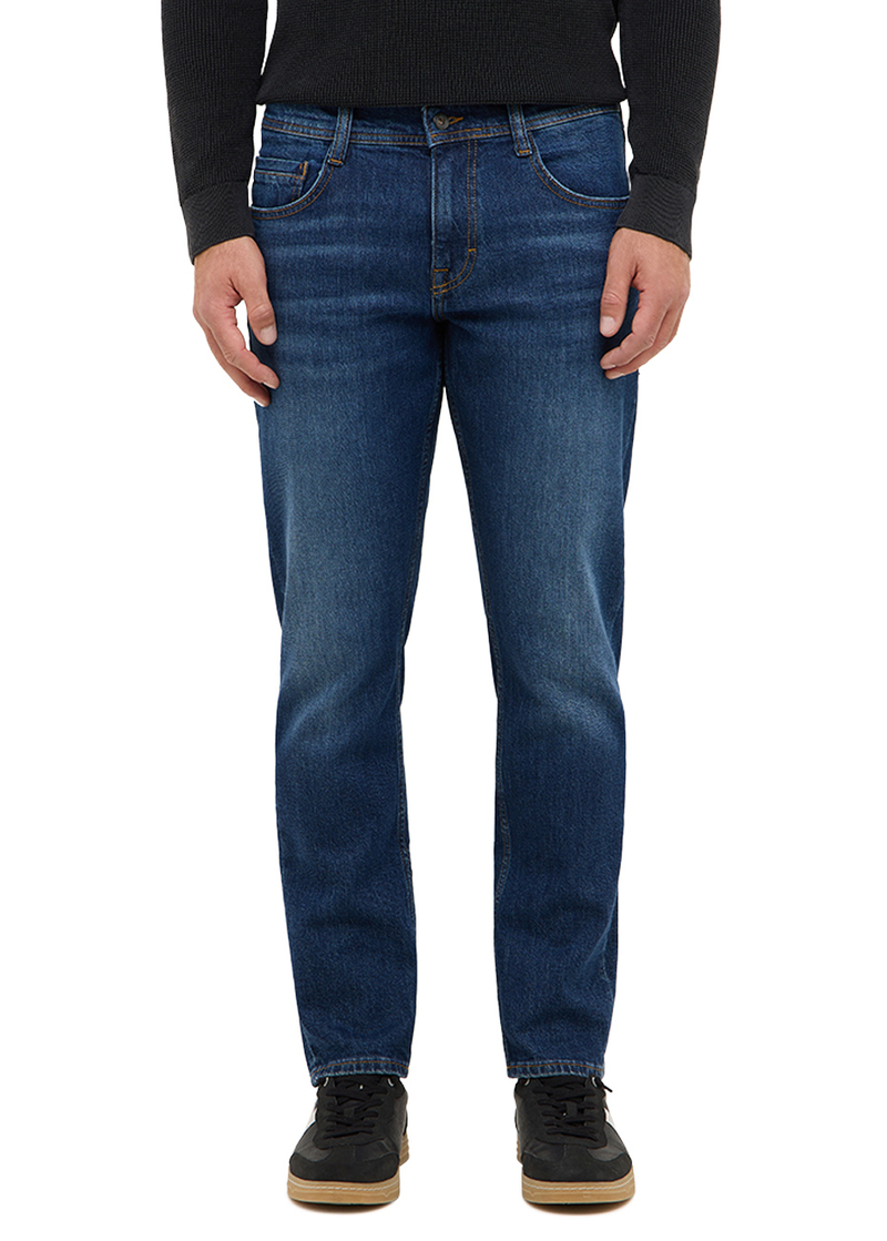 Meskie Spodnie Dzinsowe Mustang Denver Straight Denim Blue - 1016817-5000-883
