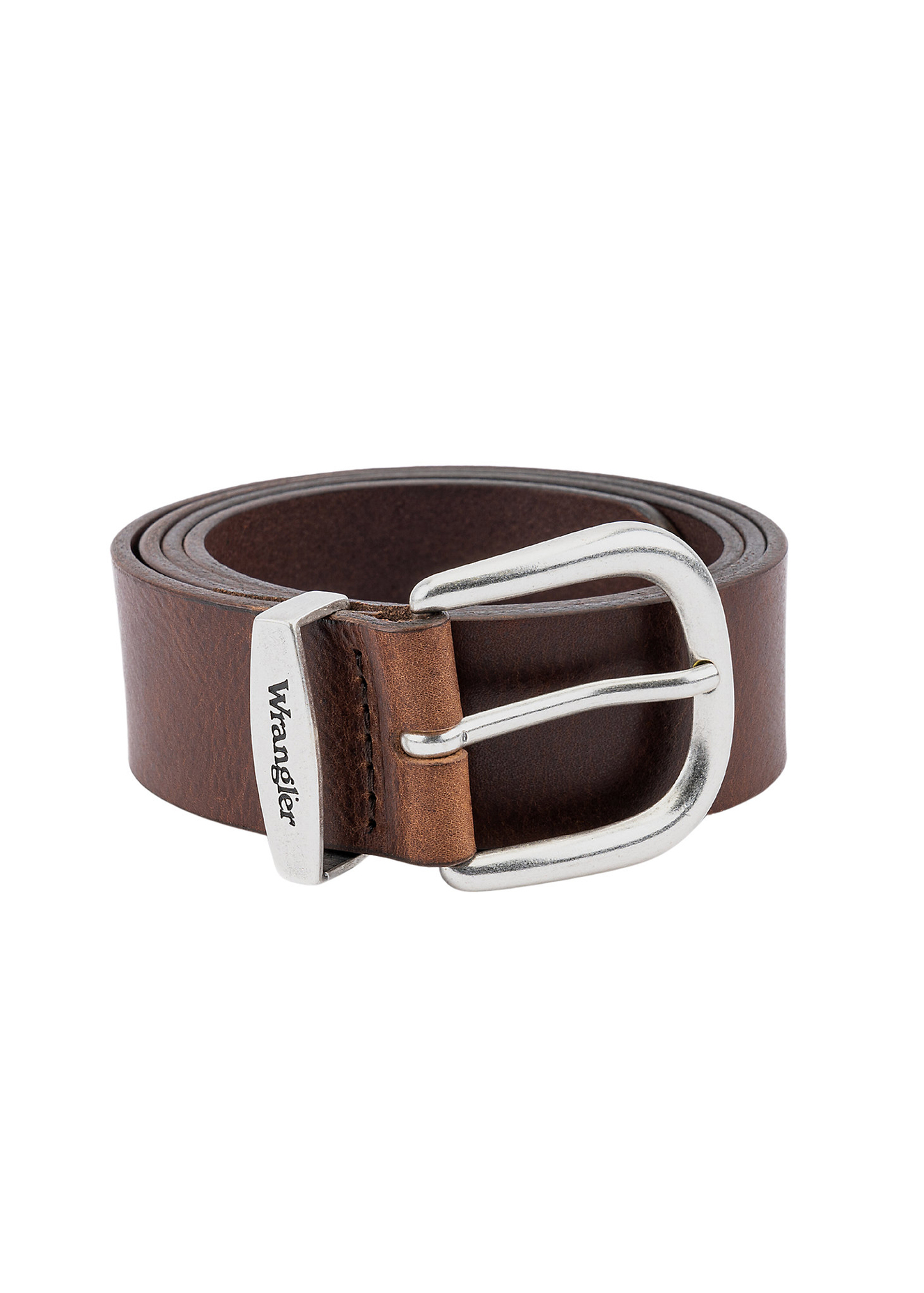 Pasek Meski Wrangler Easy Belt Brown - 112352692