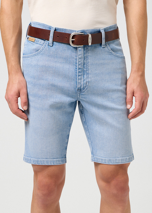 Pasek Meski Wrangler Easy Belt Brown - 112352692