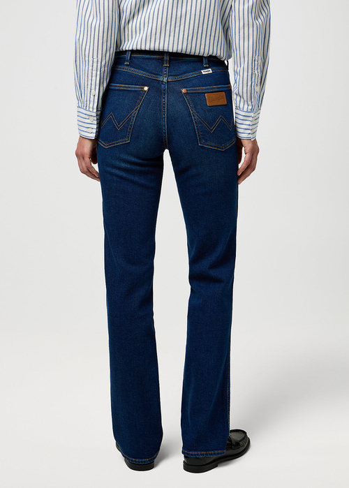 Damskie Spodnie Dzinsowe Wrangler Straight Pash Parade - 112371174