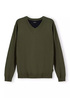 Meski Sweter Zielony Sweter Cross Jeans W Serek - 34229-002