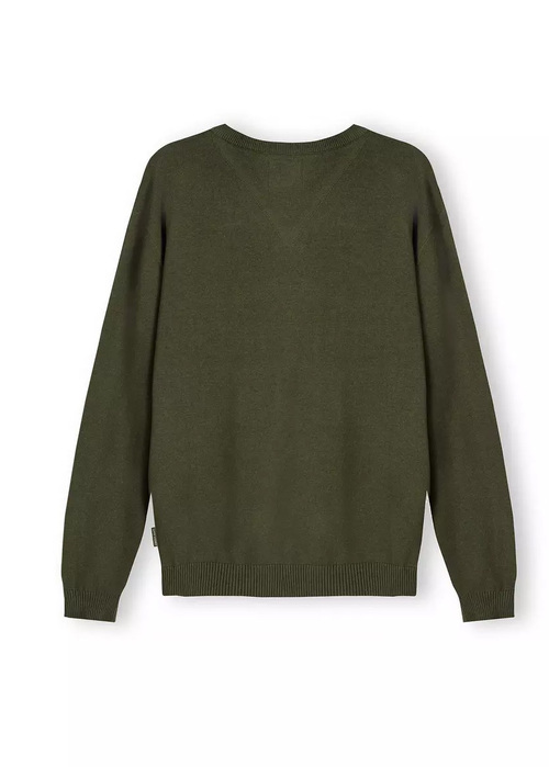 Meski Sweter Zielony Sweter Cross Jeans W Serek - 34229-002