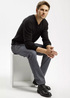 Czarny Sweterek Cross Jeans - 34229-020 Czarny Sweterek Cross Jeans - 34229-020
