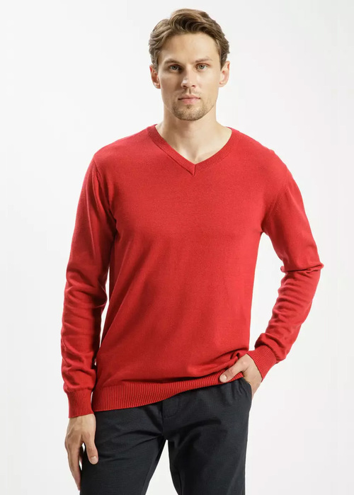 Cross Jeans Knitwear - Dried Tomato 34229-529 