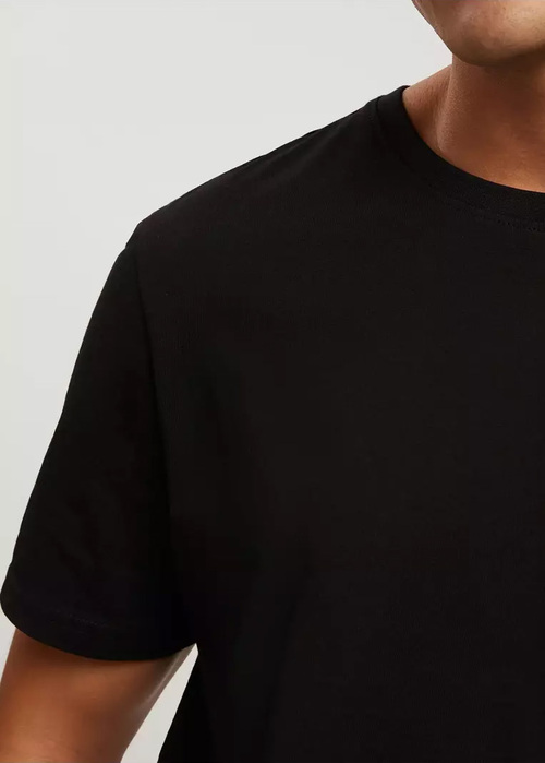 Meski T Shirt Czarny Podkoszulek Cross Jeans - 15250-020