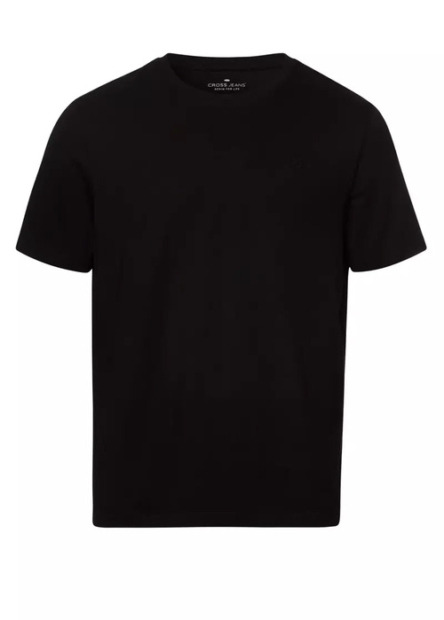 Meski T Shirt Czarny Podkoszulek Cross Jeans - 15250-020