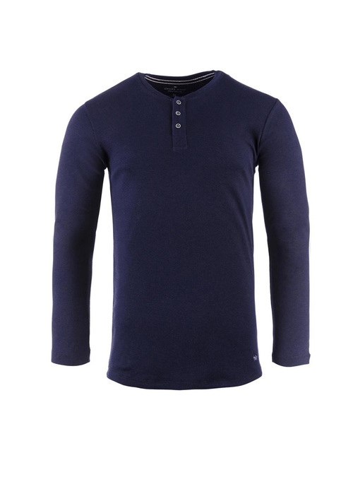 Cross Jeans Niebieski Long Sleeve na guziki 15129-001