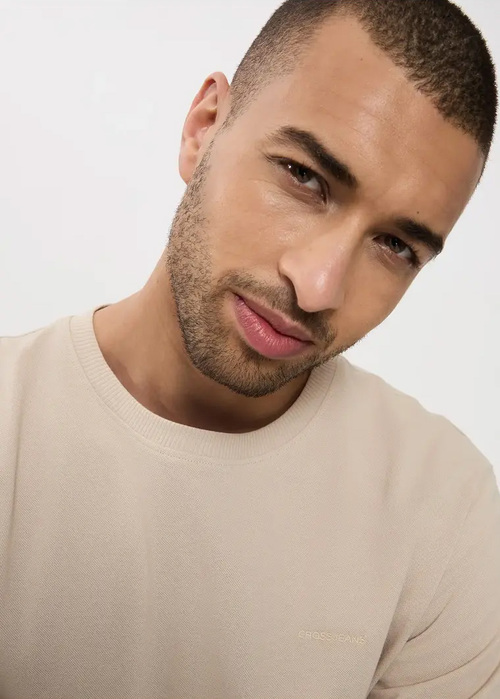 Meski T Shirt Beowy T Shirt Cross Jeans - 16122-053