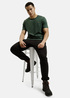 Meski T Shirt Zielony Mski Podkoszulek Cross Jeans - 16134-027