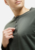 Cross Jeans Long Sleeve Tee Green 387 - 16137-387 Cross Jeans Long Sleeve Tee Green 387 - 16137-387