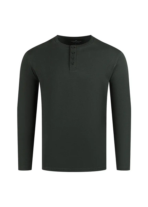 Cross Jeans Long Sleeve Tee Green 387 - 16137-387