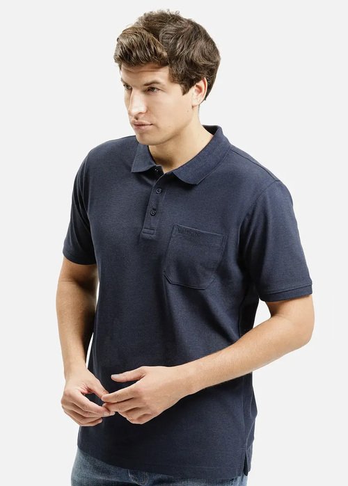 Niebieska koszulka polo Cross Jeans 16146-001