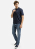 Niebieska Koszulka Polo Cross Jeans - 16146-001