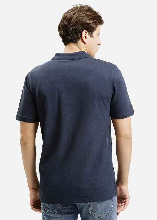 Niebieska Koszulka Polo Cross Jeans - 16146-001