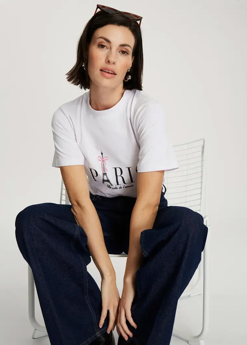 Biaa koszulka Cross Jeans Paris 56229-008