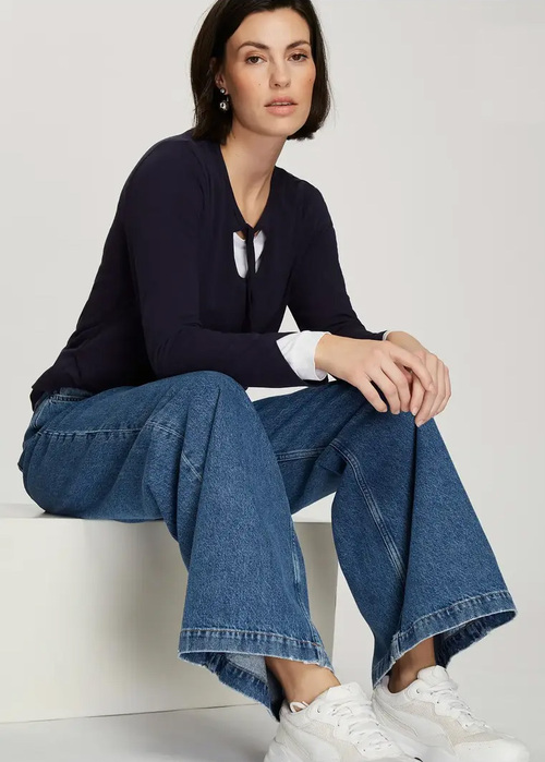 Granatowa koszuka Cross Jeans 56241-001