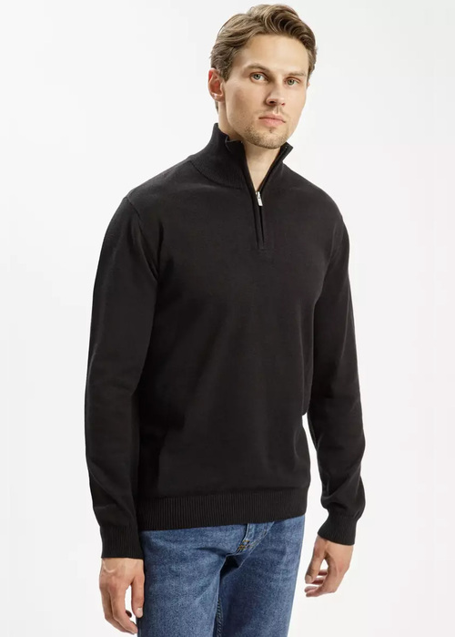 Czarny sweter Cross Jeans 34244-020 
