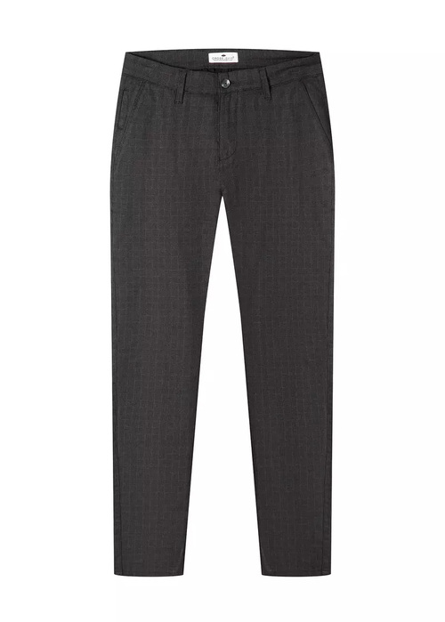 Meskie Spodnie Materialowe Chinosy Cross Jeans W Szarym Kolorze - E-120-016