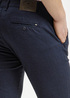 Granatowe Chinosy Cross Jeans - E-120-046 Granatowe Chinosy Cross Jeans - E-120-046