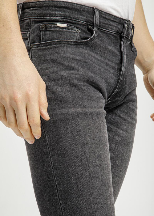 Meskie Spodnie Dzinsowe Czarne Dinsy Slim Cross Jeans Blake - E-185-174