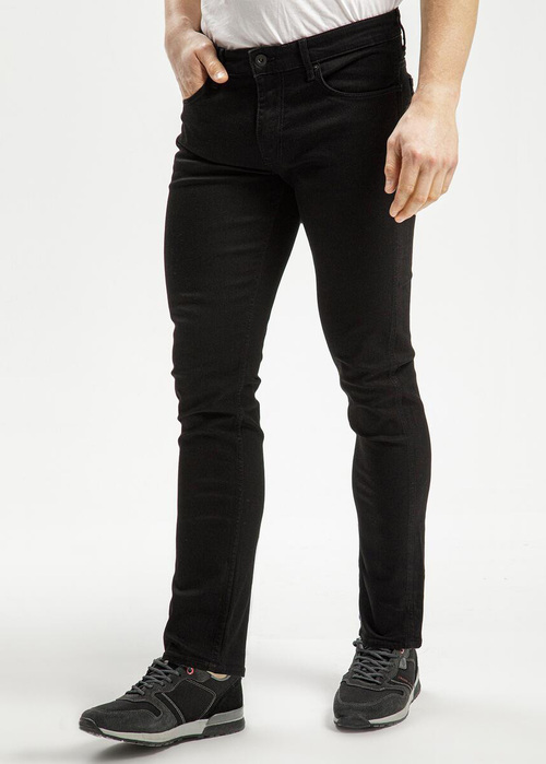 Czarne Dinsy Slim Cross Jeans E 169-069
