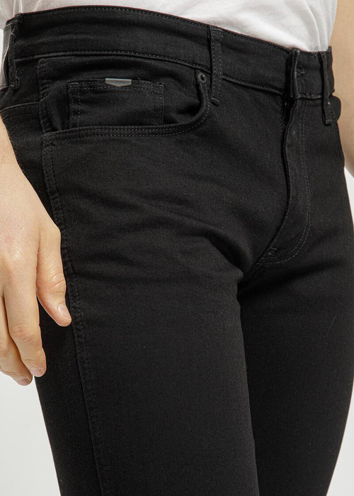 Czarne Dinsy Slim Cross Jeans - E-169-069