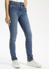 Damskie Spodnie Dzinsowe Dopasowane Dinsy Cross Jeans Anya W Kolorze Mid Blue - P-532-006