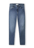Damskie Spodnie Dzinsowe Dopasowane Dinsy Cross Jeans Anya W Kolorze Mid Blue - P-532-006