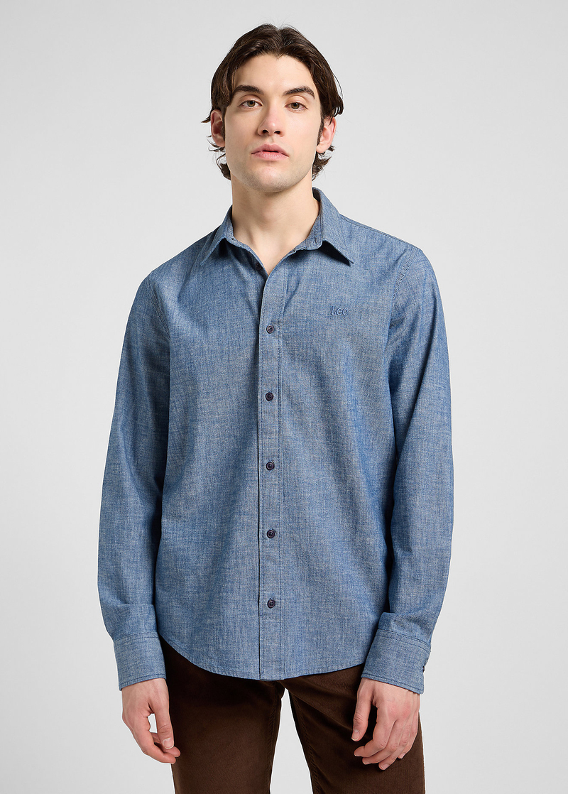 Mska Koszula Materiaowe Lee Patch Shirt Rinse - 112370569