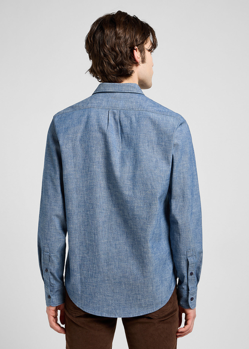 Mska Koszula Materiaowe Lee Patch Shirt Rinse - 112370569