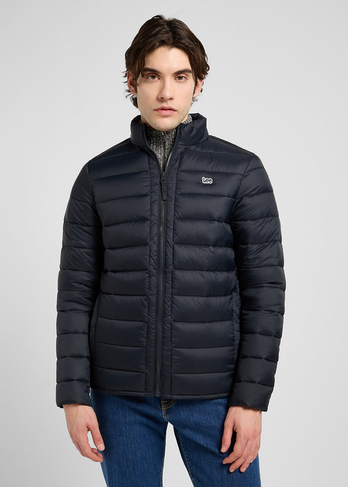 Lee Stand Collar Puffer Jacket - Black 112370431