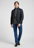 Meska Kurtka Przejsciowa Lee Stand Collar Puffer Jacket Black - 112370431