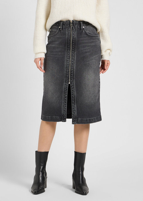 Lee Moto Skirt - Charred Black 112371104 