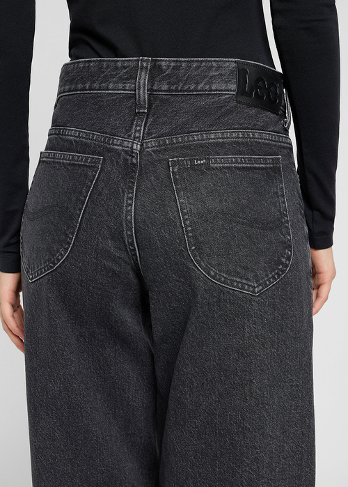 Damskie Spodnie Dzinsowe Lee Rider Loose Straigt Bygone Era - 112370947