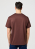 Meski T Shirt Wrangler Relaxed Embroidery Tee Mahogany - 112371490