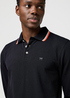 Mska Koszulka Polo Wrangler Long Sleeve Polo Shirt Black - 112371505