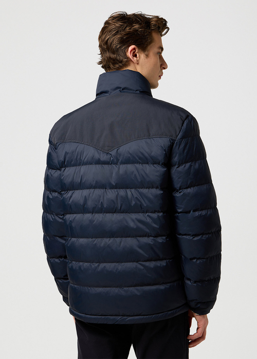 Meska Kurtka Przejsciowa Wrangler Packable Puffer Jacket Black - 112371447