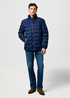 Meska Kurtka Przejsciowa Wrangler Packable Puffer Jacket Navy - 112371448