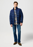 Meska Kurtka Przejsciowa Wrangler Packable Puffer Jacket Navy - 112371448
