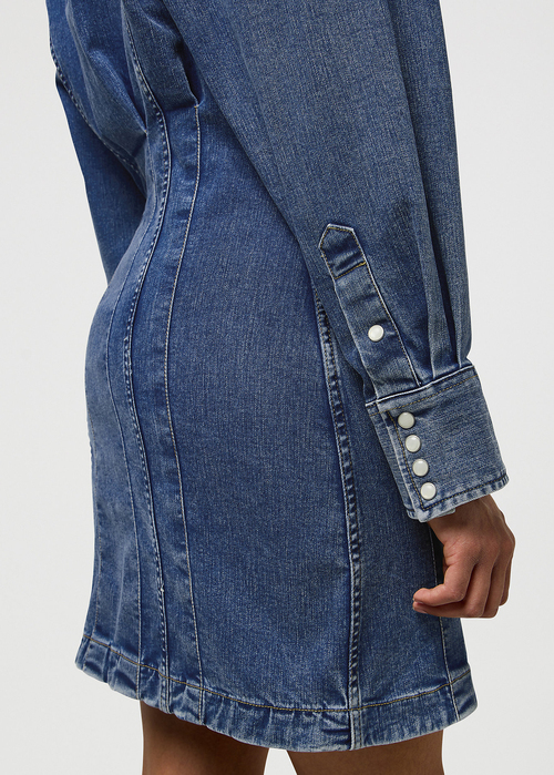 Sukienka Dinsowa Wrangler Slim Darted Skirt Dress Saphire Trace - 112370802