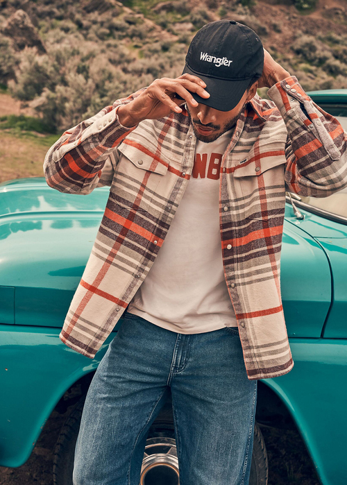 Meskie Spodnie Dzinsowe Wrangler Loose Straight Jeans Retro Blue - 112371018