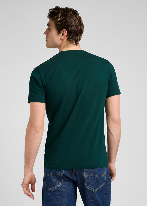 Meski T Shirt Lee Short Sleeve Tee Small Logo Tee Jade Forest - 112370501