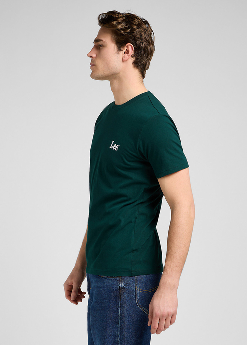 Meski T Shirt Lee Short Sleeve Tee Small Logo Tee Jade Forest - 112370501