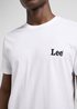 Mski T Shirt Lee Small Logo Tee Bright White - 112370503