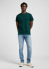 Meski T Shirt Lee Twin Pack Crew Tees Jade Forest Mood Indigo - 112372361