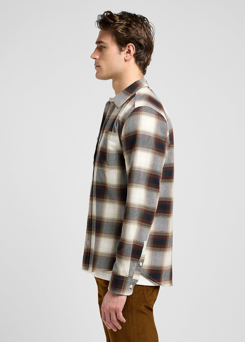 Lee Leesure Shirt Brentwood Plaid Check - 112370704