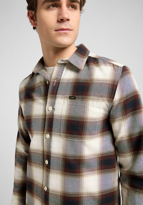 Lee Leesure Shirt Brentwood Plaid Check - 112370704